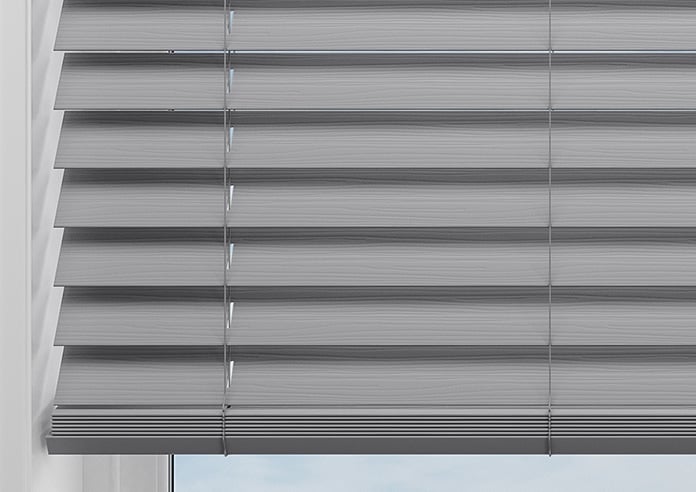 Ecowood, Tranquil Grey Fine Grain - Motorised Venetian Blind - Image 9